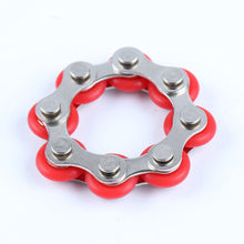 Load image into Gallery viewer, 8/12 Knots New Key Ring Chain Fidget Toy Pressure Relief Stress Chain Stainless Steel Bicycle Chain Buckle Key Ring Finger Toy