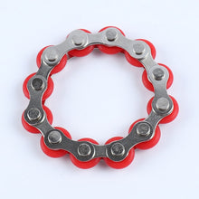 Load image into Gallery viewer, 8/12 Knots New Key Ring Chain Fidget Toy Pressure Relief Stress Chain Stainless Steel Bicycle Chain Buckle Key Ring Finger Toy