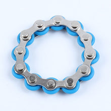 Load image into Gallery viewer, 8/12 Knots New Key Ring Chain Fidget Toy Pressure Relief Stress Chain Stainless Steel Bicycle Chain Buckle Key Ring Finger Toy